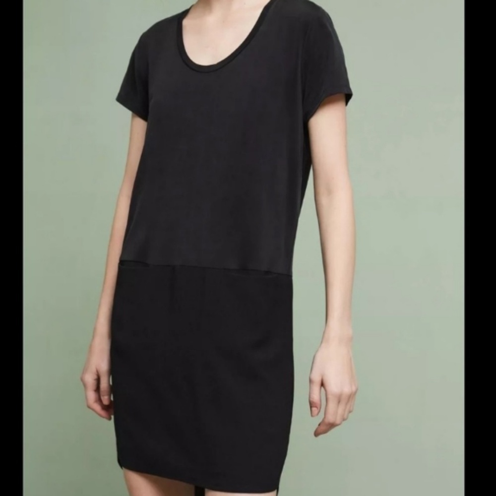 Dolan Anthropologie Loren Mixed Media Tunic Dress